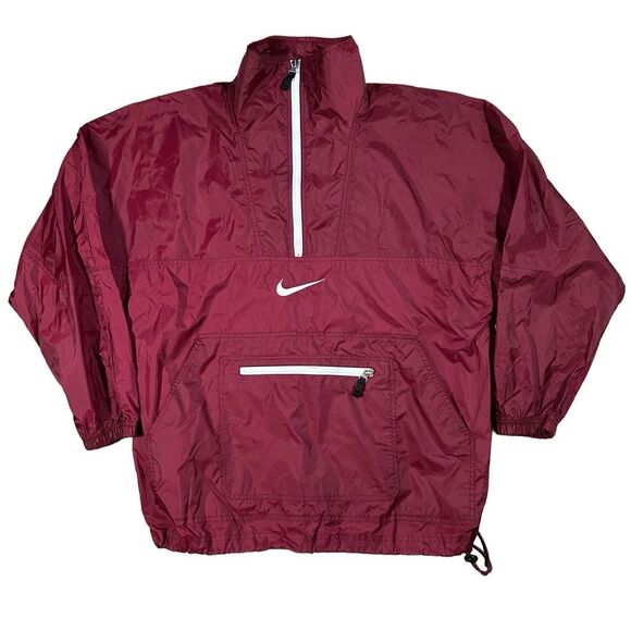 Nike Other - Vintage Nike Center Swoosh Half Zip Windbreaker Jacket